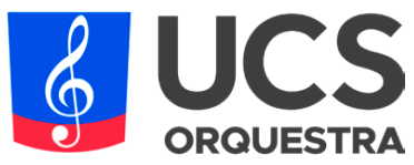 Logo horizontal preto do UCS Orquestra