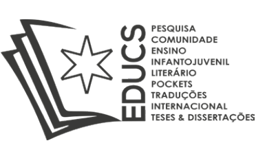 Logo horizontal preto da Editora da UCS