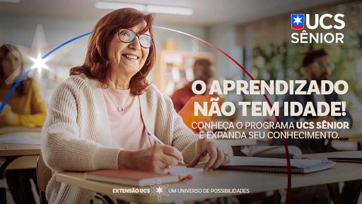 UCS Sênior: aulas online movimentam alunos do programa.