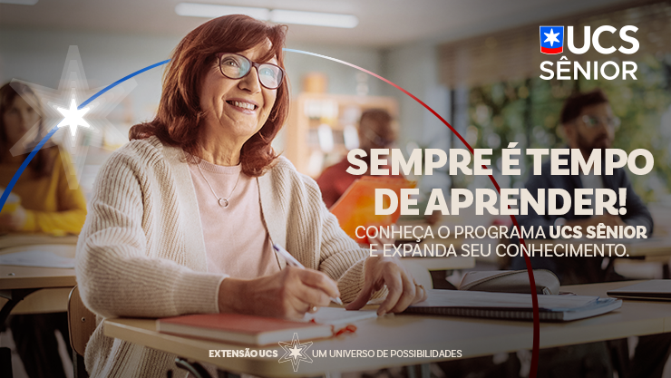 UCS Sênior: aulas online movimentam alunos do programa.
